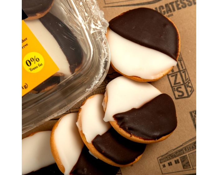 Mini Black and White Cookies