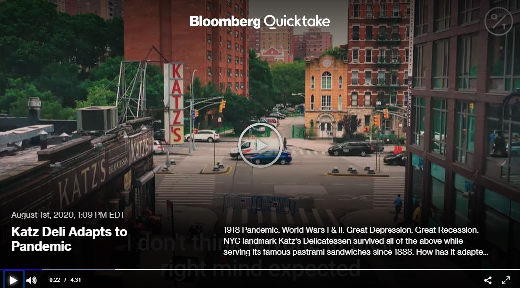 Katz's Deli Adapts to the Pandemic