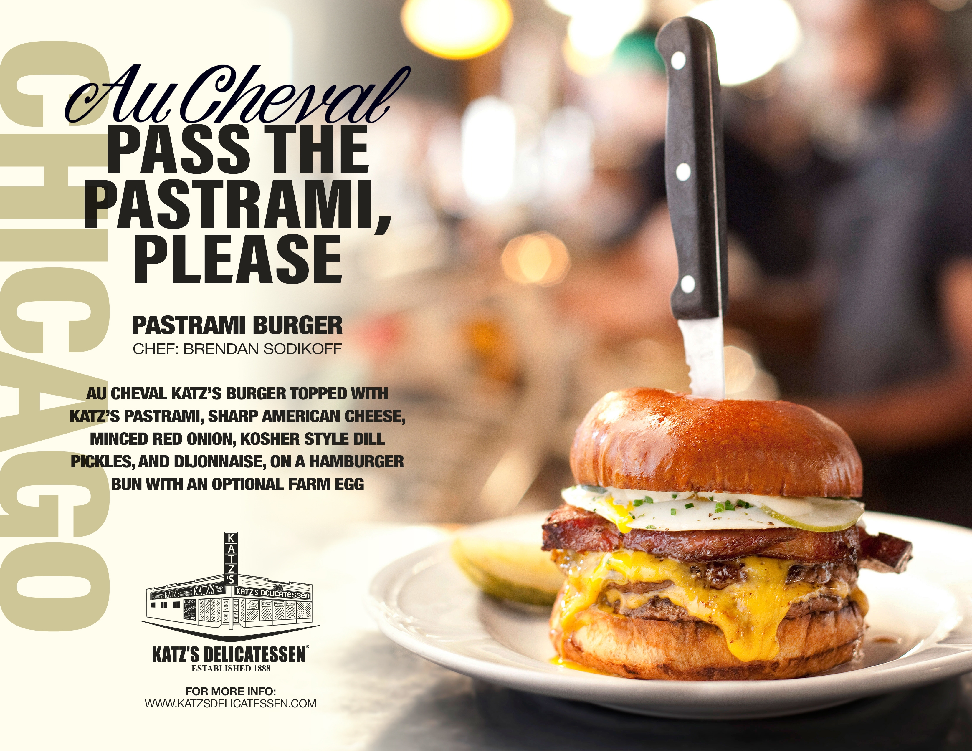 Au Cheval Pastrami Burger