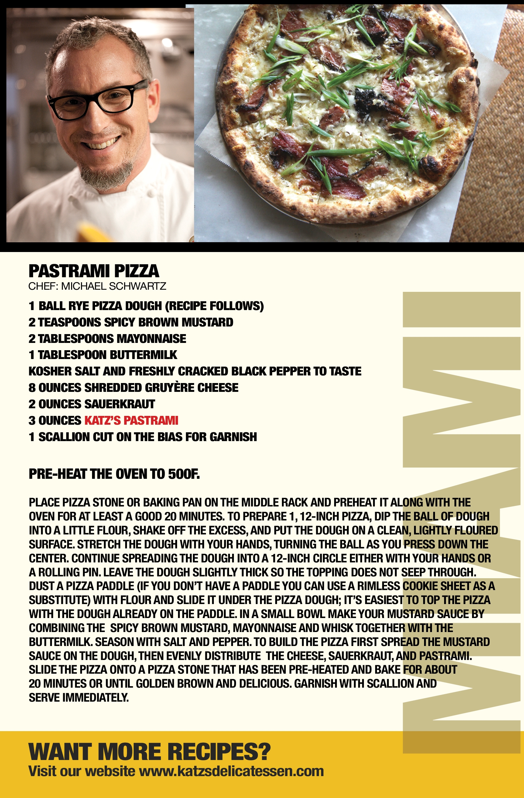 Pastrami Pizza Recipe