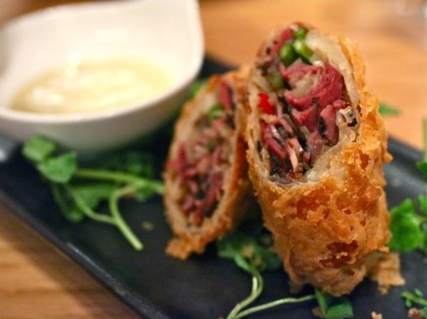 Red Farm Pastrami Eggroll