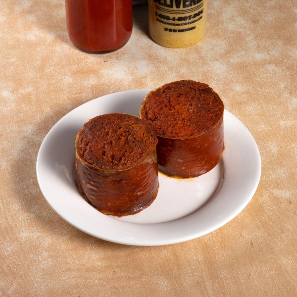 Kishka (Stuffed Derma) with Gravy