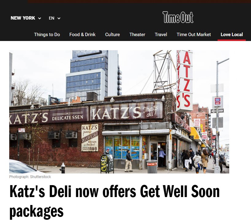 Katz's now offers Get Well Soon packages